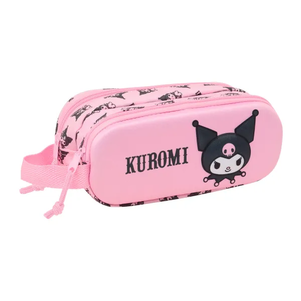Kaksilokeroinen laukkku Kuromi Pinkki 21 x 8 x 6 cm
