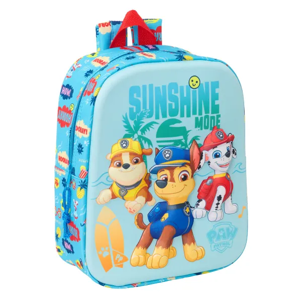 Lasten laukku The Paw Patrol Sininen 22 x 27 x 10 cm 3D