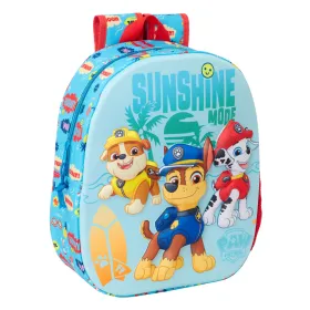 Vaikiškas krepšys The Paw Patrol Mėlyna 27 x 33 x 10 cm 3D