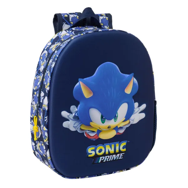 Koululaukku Sonic City Sininen 27 x 33 x 10 cm