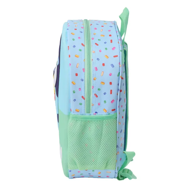 Skolas soma Bluey Zils 27 x 33 x 10 cm