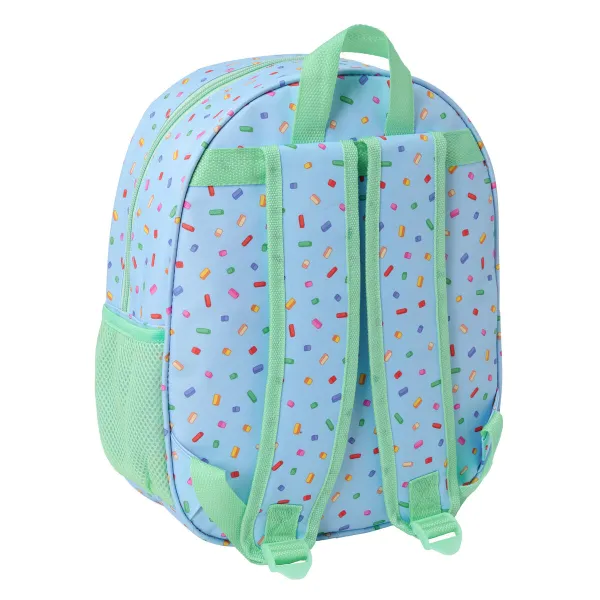 Skolas soma Bluey Zils 27 x 33 x 10 cm
