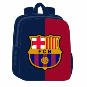 Lasten laukku F.C. Barcelona Sininen Punaruskea 22 x 27 x 10 cm 3D