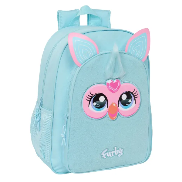 Koululaukku Furby Taivaansininen 33 x 42 x 14 cm