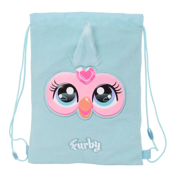 Сумка-рюкзак на веревках Furby Небесный синий 26 x 34 x 1 cm