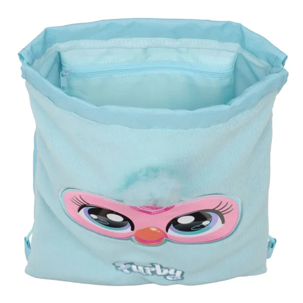 Сумка-рюкзак на веревках Furby Небесный синий 26 x 34 x 1 cm