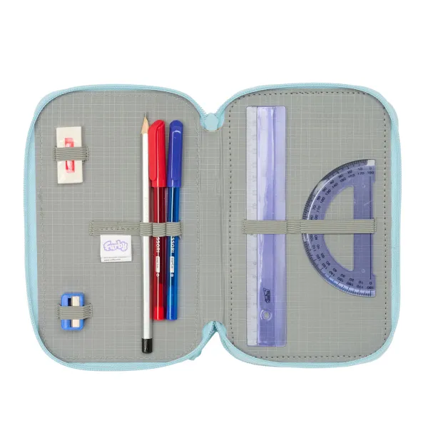 Penālis ar vietu trim zīmuļiem Furby Zils 12,5 x 19,5 x 5,5 cm 37 Daudzums