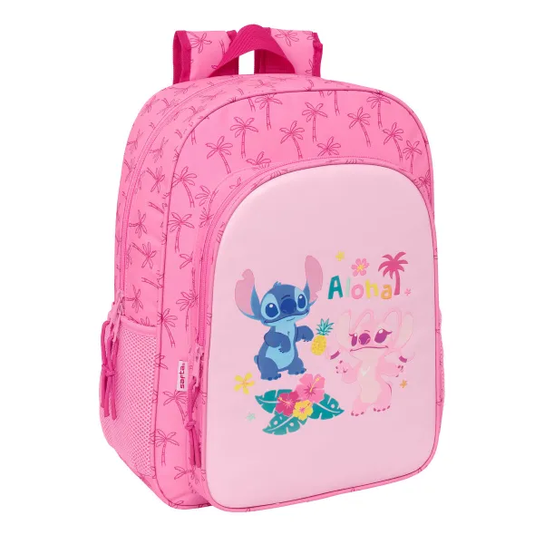 Школьный рюкзак Lilo & Stitch Chill Розовый 33 x 42 x 14 cm