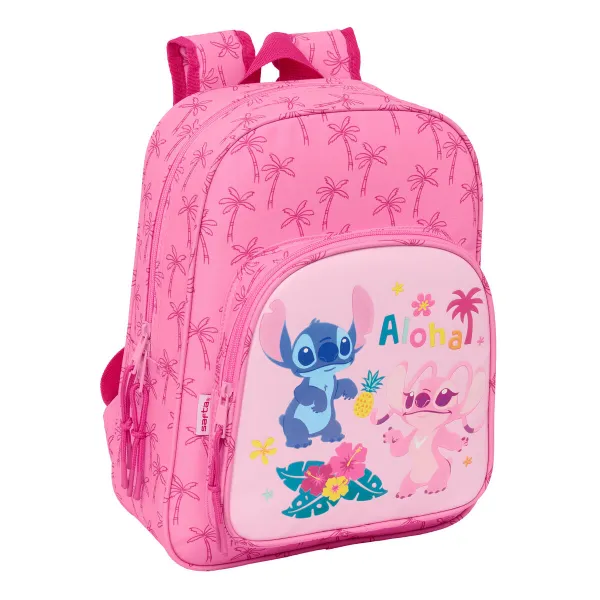 Школьный рюкзак Lilo & Stitch Chill Розовый Мята 26 x 34 x 11 cm