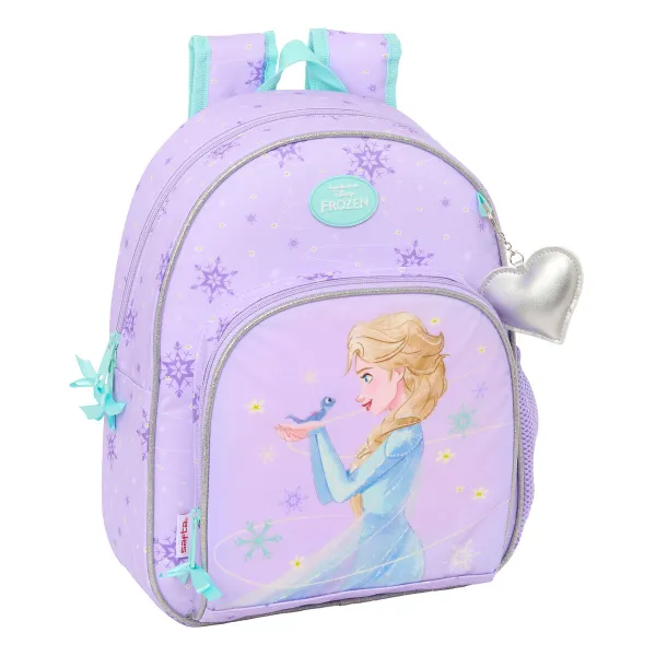 Koululaukku Frozen Spirit Liila 28 x 34 x 10 cm