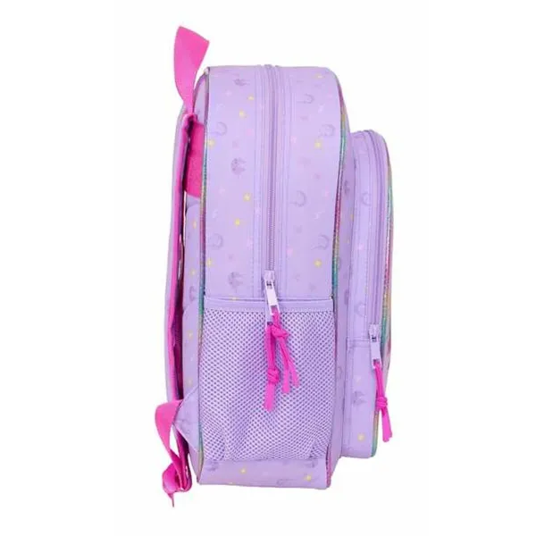 Koululaukku Unicorn Academy Liila 32 x 38 x 12 cm