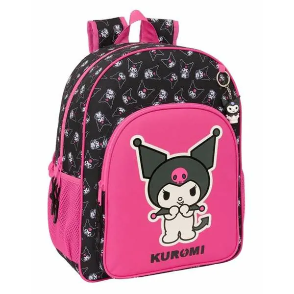 Koululaukku Kuromi Musta Fuksia 33 x 42 x 14 cm