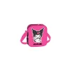 Olkalaukku Kuromi Musta Fuksia 16 x 18 x 4 cm