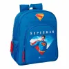 Kooliseljakott Superman Sinine 32 x 38 x 12 cm