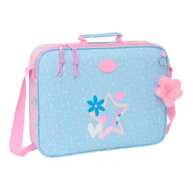 Mokyklinė kuprinė BlackFit8 Smile Rožinė Šviesiai mėlyna 38 x 28 x 6 cm