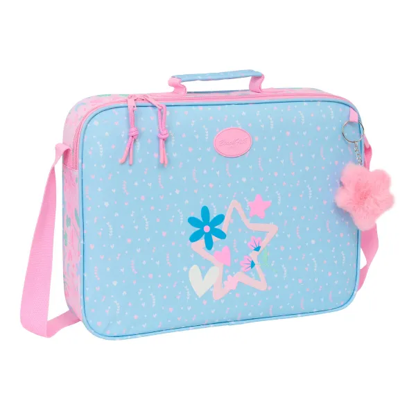 Skolas soma BlackFit8 Smile Rozā Gaiši Zils 38 x 28 x 6 cm