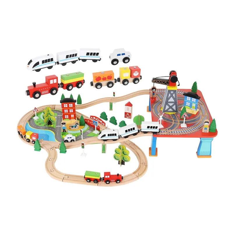 Wooden train - battery operated train