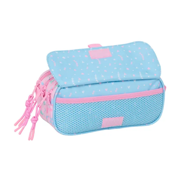 Triple Carry-all BlackFit8 Smile Pink Light Blue 21,5 x 10 x 8 cm