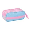 Triple Carry-all BlackFit8 Smile Pink Light Blue 21,5 x 10 x 8 cm