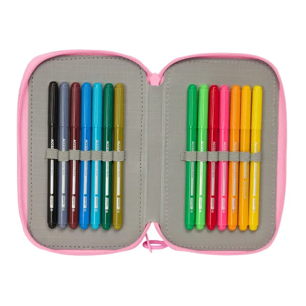 Несессер BlackFit8 Smile Синий Розовый 12,5 x 19,5 x 5,5 cm 37 Предметы