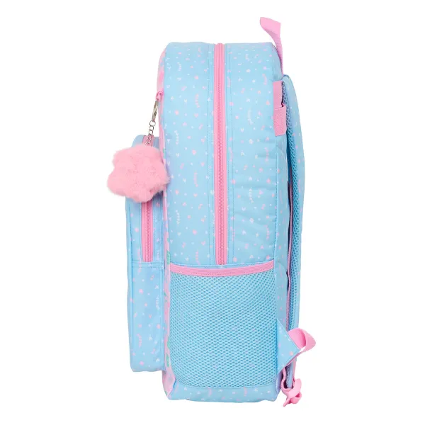 Koululaukku BlackFit8 Smile Sininen Pinkki 30 x 46 x 14 cm