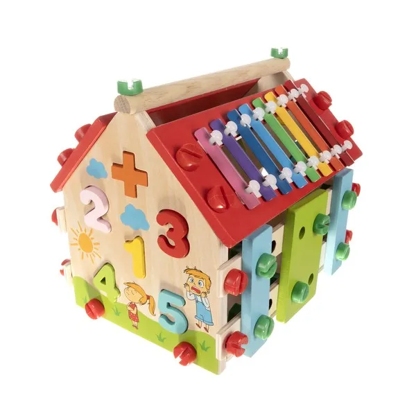 Wooden educational house Kruzzel 22564