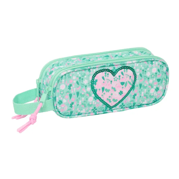 Divkāršs futrālis Safta Cuore Piparmētra 21 x 8 x 6 cm