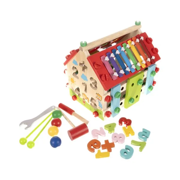 Wooden educational house Kruzzel 22564