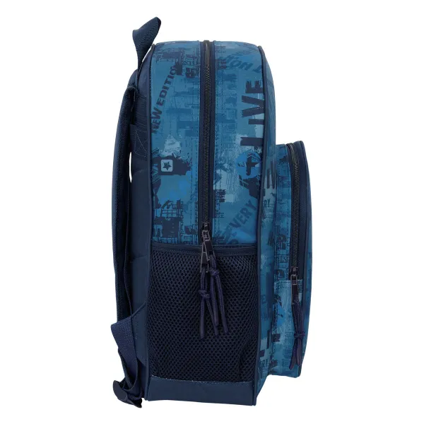 Школьный рюкзак Safta New edition Тёмно Синий 32 x 38 x 12 cm