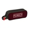 Divkāršs futrālis Munich Vulcan Melns 21 x 8 x 6 cm