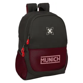 Mokyklinis krepšys Munich Vulcan Juoda 32 x 44 x 16 cm