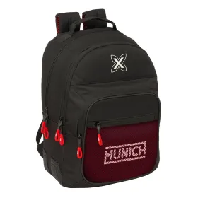 Mokyklinis krepšys Munich Vulcan Juoda 32 x 42 x 15 cm