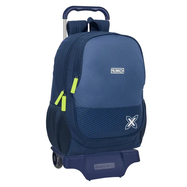 Школьный рюкзак с колесиками Munich Blue indigo Синий 32 x 44 x 16 cm