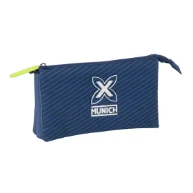 Kolmilokeroinen laukku Munich Blue indigo Sininen 22 x 12 x 3 cm