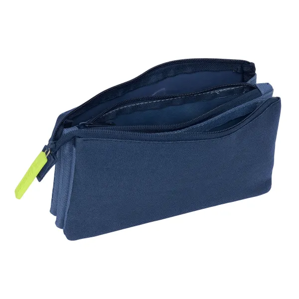 Kolmilokeroinen laukku Munich Blue indigo Sininen 22 x 12 x 3 cm