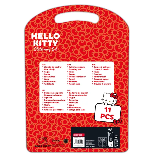 Lyijykynän pidin Hello Kitty Iconic Valkoinen Punainen