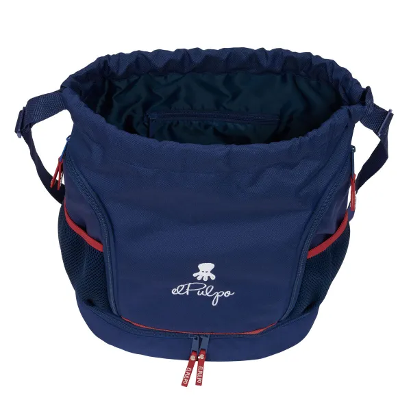 Backpack with Strings El Pulpo Navy Blue 35 x 40 x 1 cm