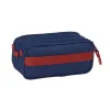 Trīsvietīgs futrālis El Pulpo Tumši Zils 21,5 x 10 x 8 cm