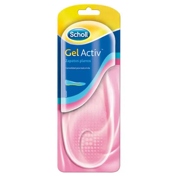 Scholl GelActiv Insoles For Flat Shoes Size 35-40.5