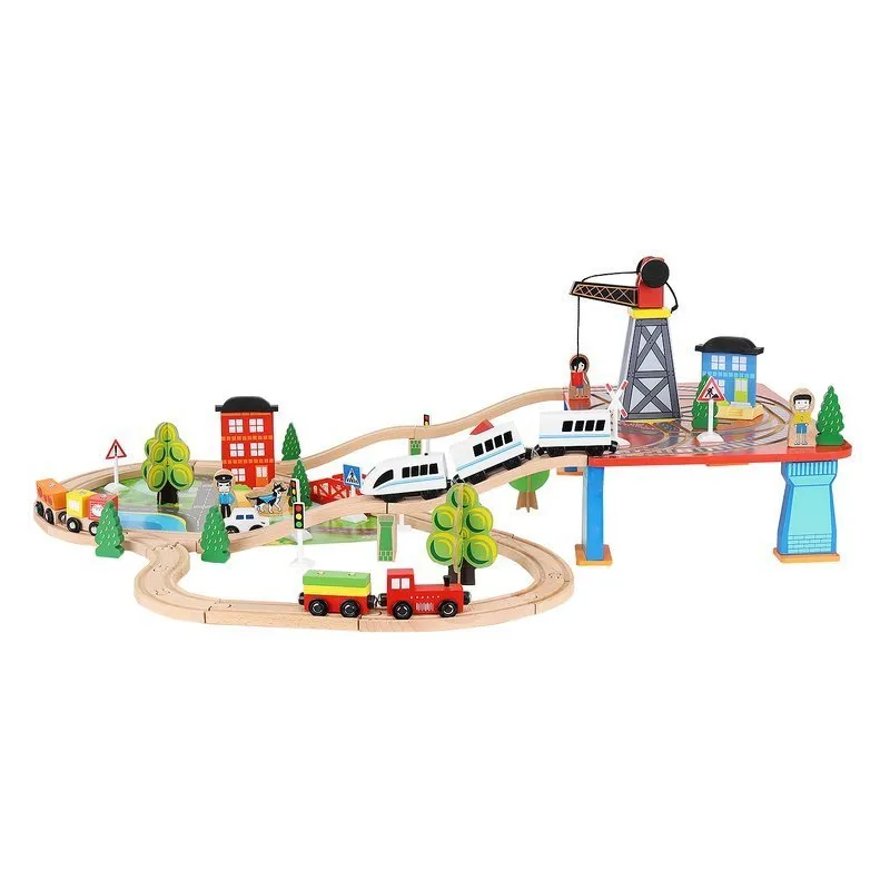 Wooden train - battery operated train