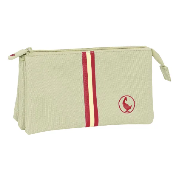 Kolmilokeroinen laukku El Ganso Beige Beige 22 x 12 x 3 cm