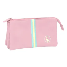 Kolmilokeroinen laukku El Ganso Pink Pinkki 22 x 12 x 3 cm