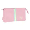 Kolmilokeroinen laukku El Ganso Pink Pinkki 22 x 12 x 3 cm