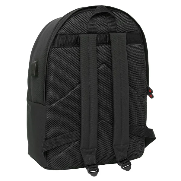 Школьный рюкзак El Ganso +usb el ganso basics Чёрный 31 x 44 x 18 cm