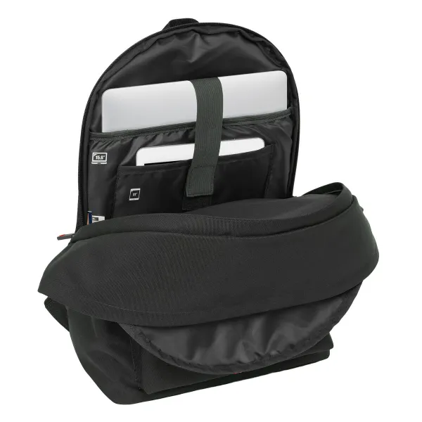 Skolas soma El Ganso +usb el ganso basics Melns 31 x 44 x 18 cm