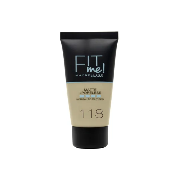 Maybelline Fit Me Matte + Poreless Foundation 118 Nude 30ml