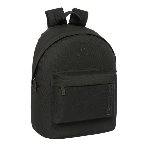 Школьный рюкзак Kappa kappa basics Чёрный 31 x 41 x 16 cm