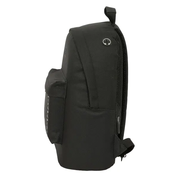 Школьный рюкзак Kappa kappa basics Чёрный 31 x 41 x 16 cm