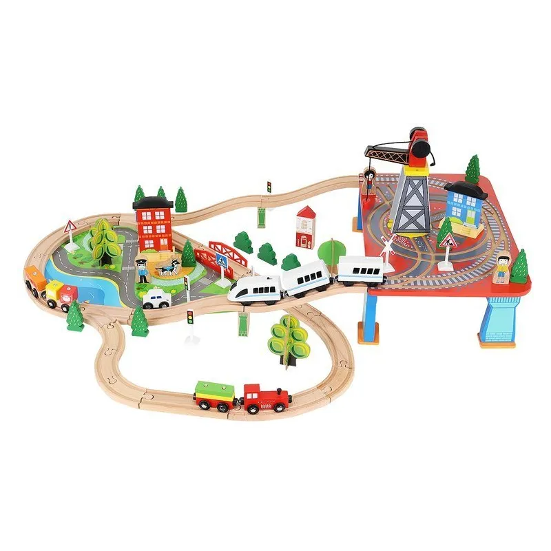 Wooden train - battery operated train
