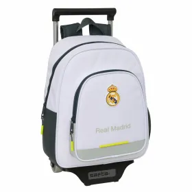 Skolas soma Real Madrid C.F. Balts 28 x 34 x 10 cm